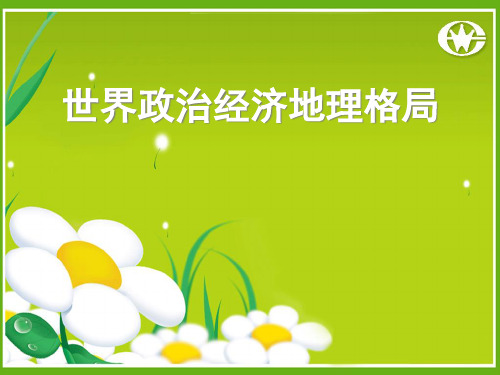 高中地理课件世界政治经济地理格局34664
