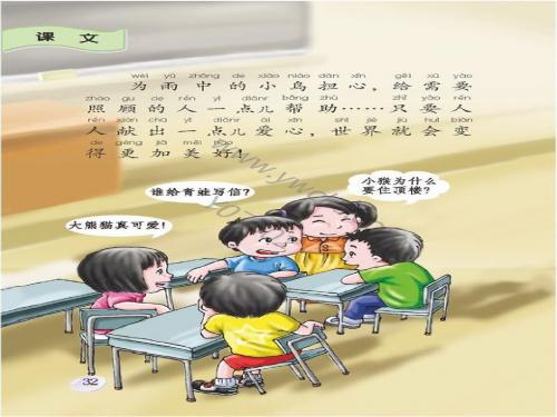 一年级语文下册课文25《阳台上的小鸟》 PPT精品课件2语文S版