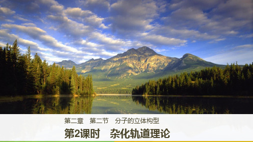 人教版高中化学选修3课件：第二章 第二节 分子的立体构型 第2课时