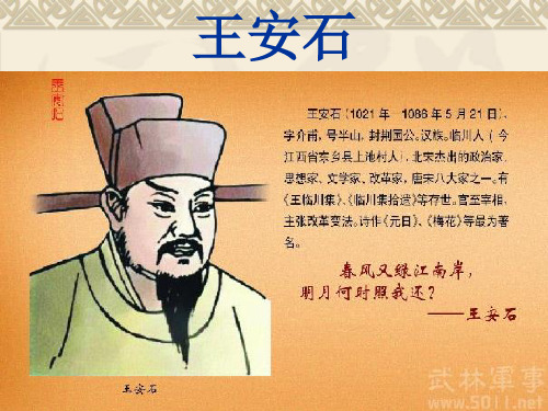 人民版高中历史选修一4.2《王安石变法》优秀课件(27张)(共27张PPT)
