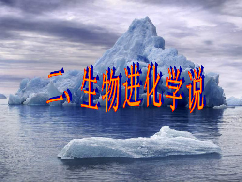 生物进化学说PPT教学课件