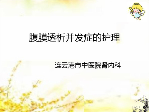 腹膜透析ppt课件