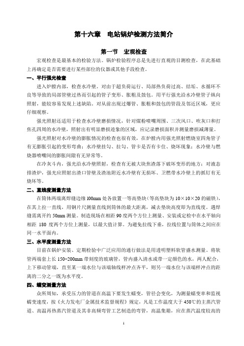 电站锅炉检测方法简介