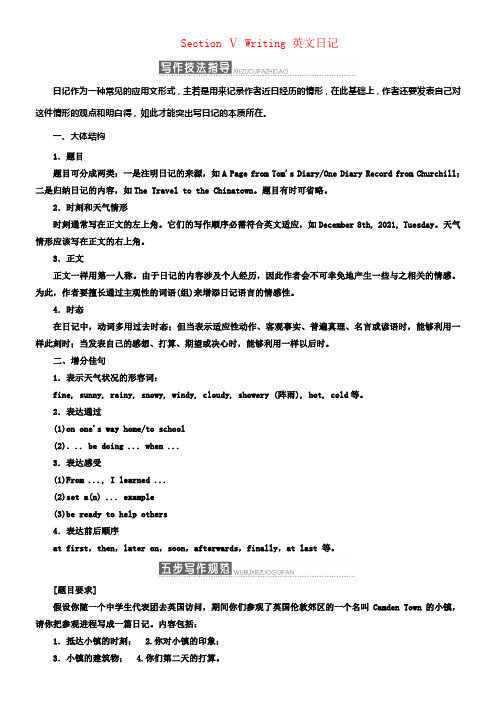 2017_2018学年高中英语Module2TheRenaissanceSectionⅤWritin