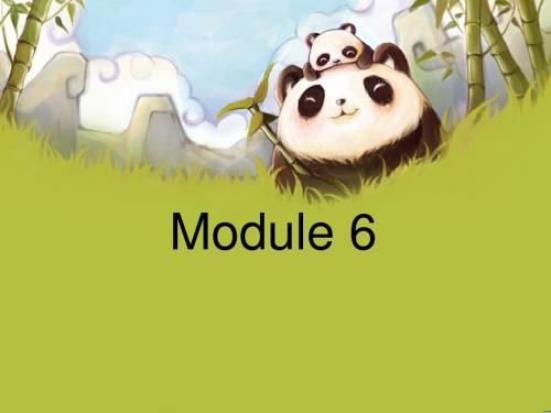外研版高中英语必修5 Module6 复习精品课件