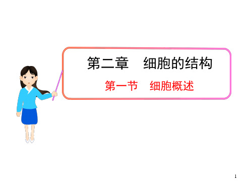 高中生物多媒体同步教学课件：第二章 第一节 细胞概述(浙科版必修1·浙江专用)