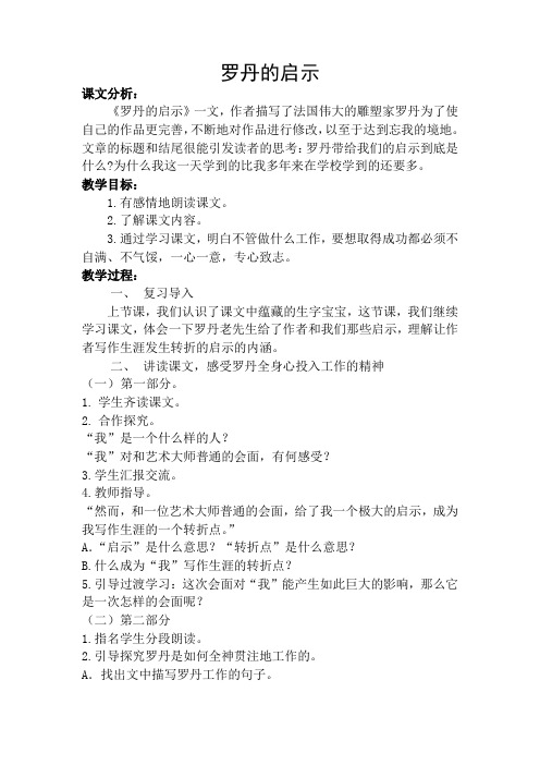 罗丹的启示[15]
