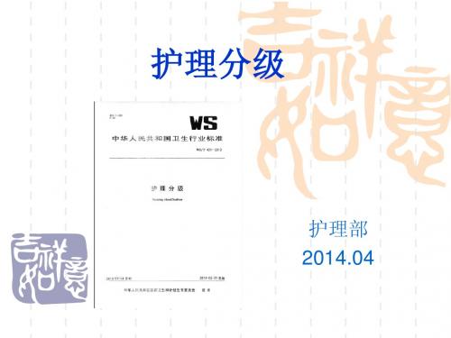 WST_431-2013__护理分级