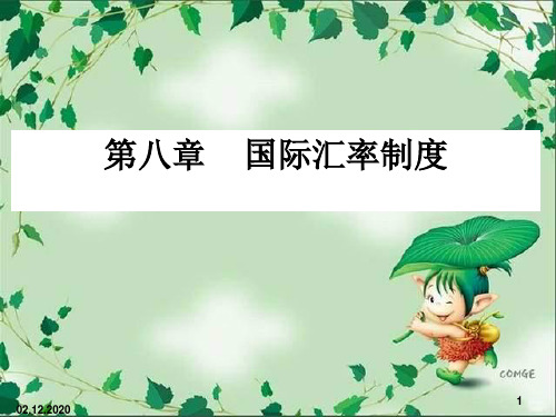 第八章  国际汇率制度PPT课件