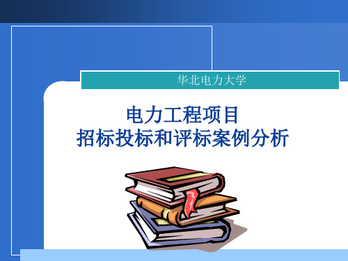 电力项目招投标案例分析