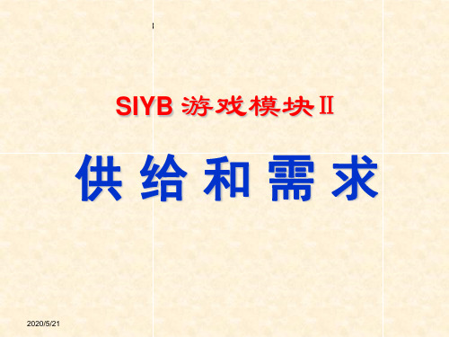 创业培训游戏模块2