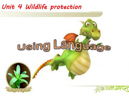 必修二Unit 4 using language