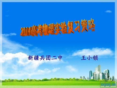 2014年高考物理实验复习(精品)