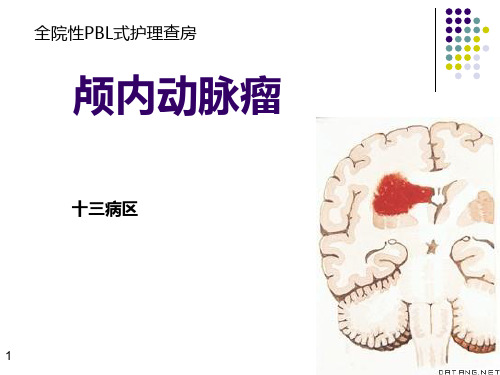 颅内动脉瘤PPT课件
