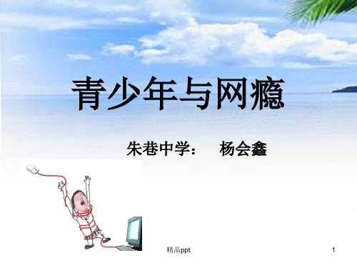青少年与网瘾PPT课件
