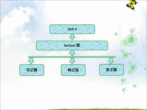 高中英语人教版选修9课件：Unit+4+Section+Ⅲ+Using+Language