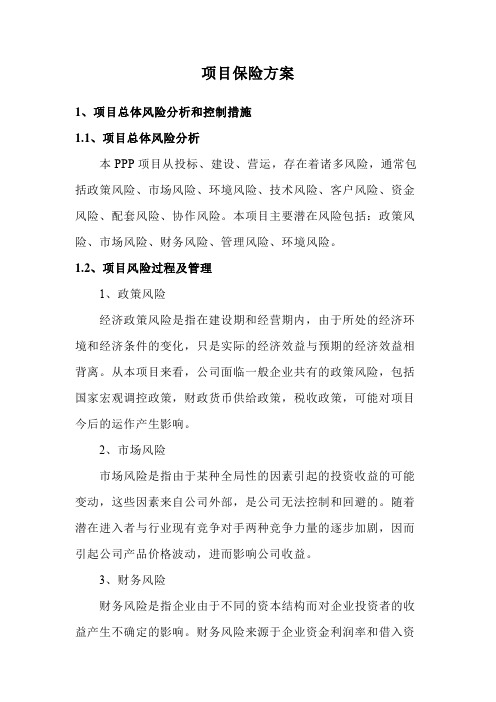 项目保险方案