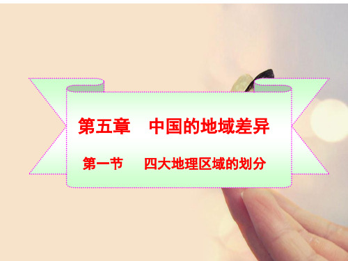 湘教版八下四大地理区域的划分ppt