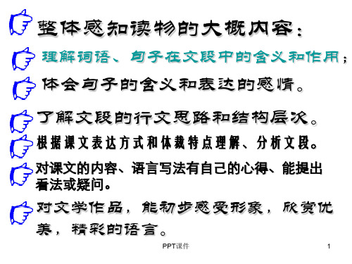 记叙文阅读答题技巧及套路  ppt课件