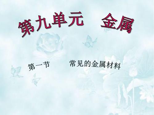 鲁教版九年级化学第9单元教学课件全套