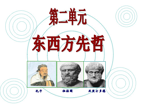 孔子柏拉图亚里士多德
