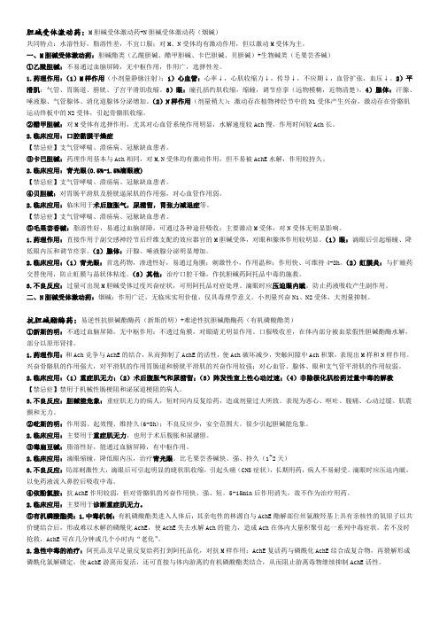 药理学笔记