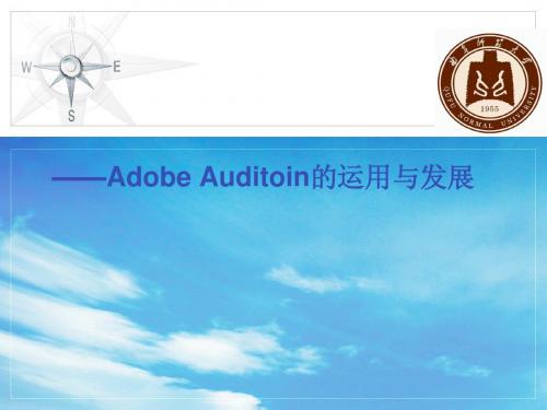 浅析Adobe_Auditoin的运用与发展