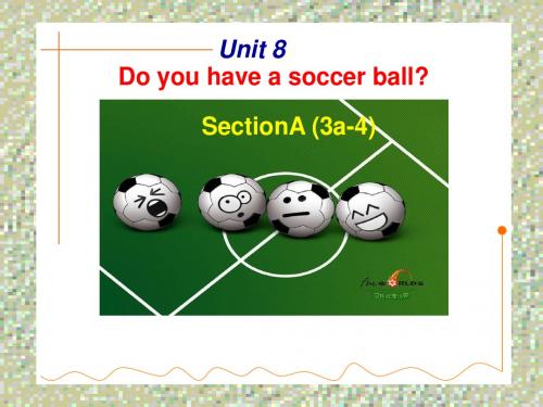 鲁教版六年级上册 Unit 8 Do you have a soccer ball PPT课件