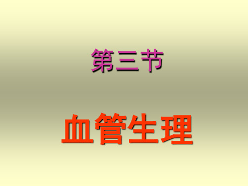 血管生理