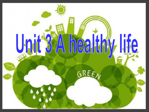 人教版高中英语选修6Unit 3 A healthy  Writing课件 (共19张PPT)