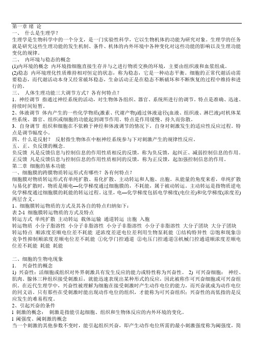 生理学笔记.