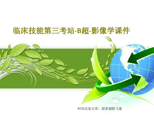 临床技能第三考站-B超-影像学课件共22页文档