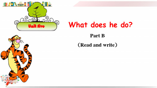 人教版(PEP)英语六年级上册《Part B  Read and write》课件