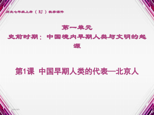 部编版七年级历史上册精品课件(全册)