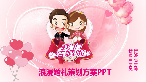 【新】百度云婚礼策划方案ppt模板