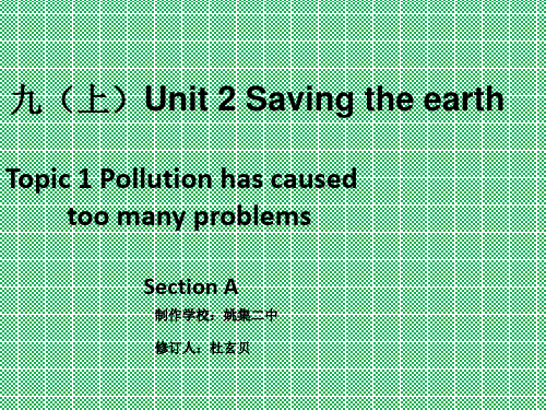 仁爱版九年级英语上册Unit2Topic1SectionA课件