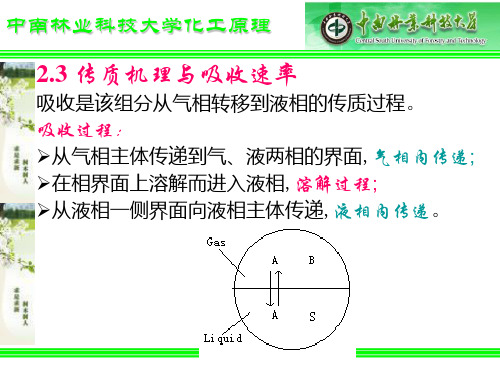 第三节 传质机理与吸收速率