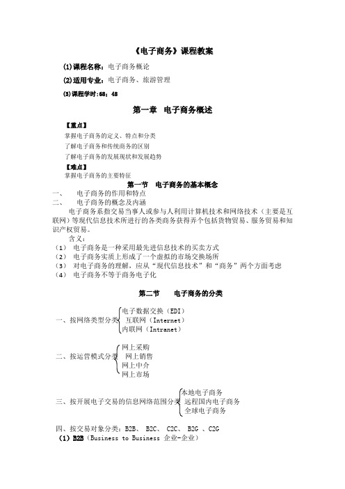 电子商务教案