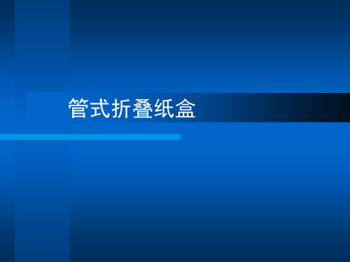 (推荐)1管式折叠纸盒