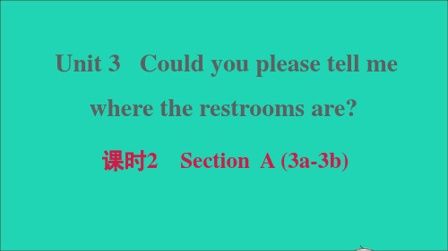 九年级英语上册Unit3课时2SectionA3a_3b课件新版人教新目标版ppt