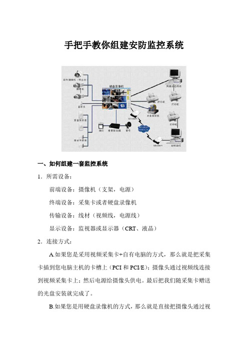手把手教你组建安防监控系统