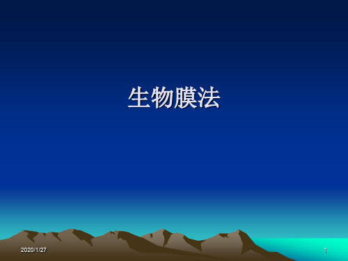 生物膜法