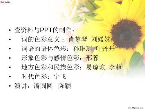 色彩语言文化