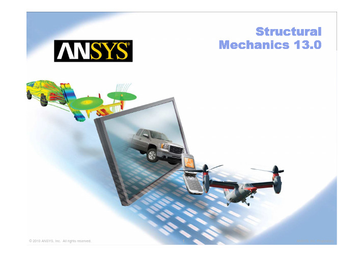 ANSYS Structural Mechanics 13.0