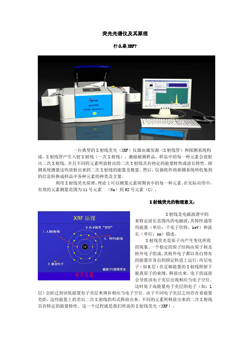 X荧光分析仪的原理