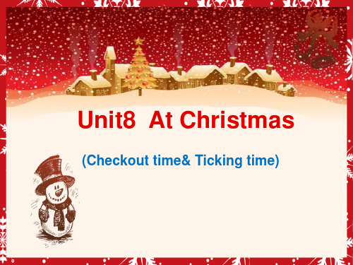 五年级英语上册课件-Unit 8 At Christmas -译林版(三起)