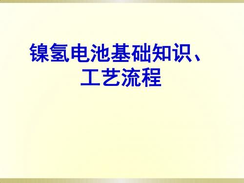 电池基础知识与工作原理及流程