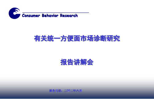 #简博-统一方便面市场诊断研究报告讲解会