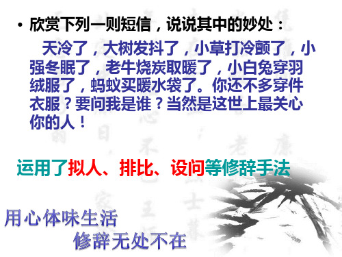 《修辞无处不在》ppt课件(56页)解析 共57页