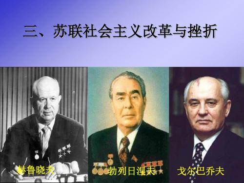【高中历史】苏联社会主义改革与挫折ppt5